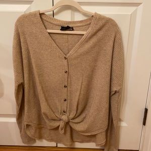 Urban outfitters out from under waffle sweater!